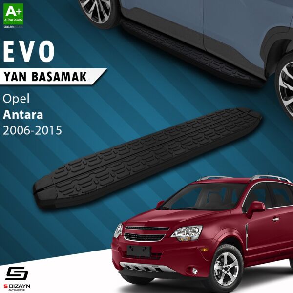 Opel Antara Evo Siyah Yan Basamak 183 Cm 2006-2015 A+ Kalite