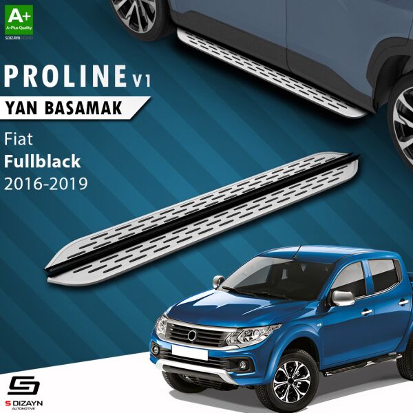 Fiat Fullback OEM Still Pro V1 Aluminyum Yan Basamak 193 Cm 2016-2019 A+ Kalite