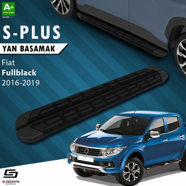 Fiat Fullback S-Plus Siyah Yan Basamak 193 Cm 2016-2019 A+ Kalite