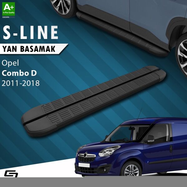 Opel Combo D S-Line Siyah Yan Basamak 193 Cm 2011-2018 A+ Kalite