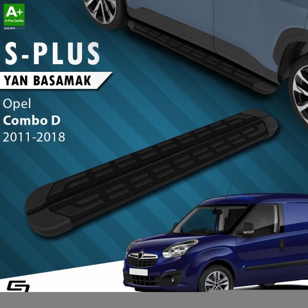Opel Combo D S-Plus Siyah Yan Basamak 193 Cm 2011-2018 A+ Kalite