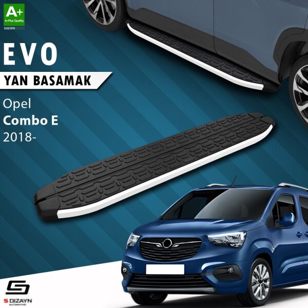 Opel Combo E Evo Aluminyum Yan Basamak 203 Cm 2018 Üzeri A+ Kalite