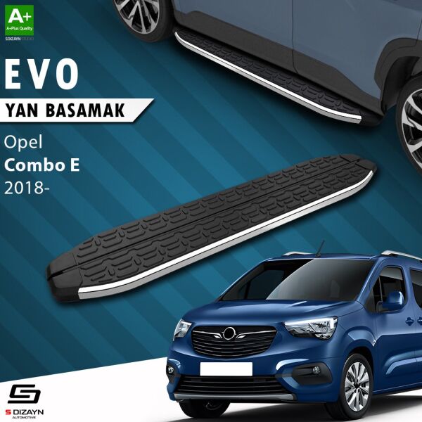 Opel Combo E Evo Krom Yan Basamak 203 Cm 2018 Üzeri A+ Kalite