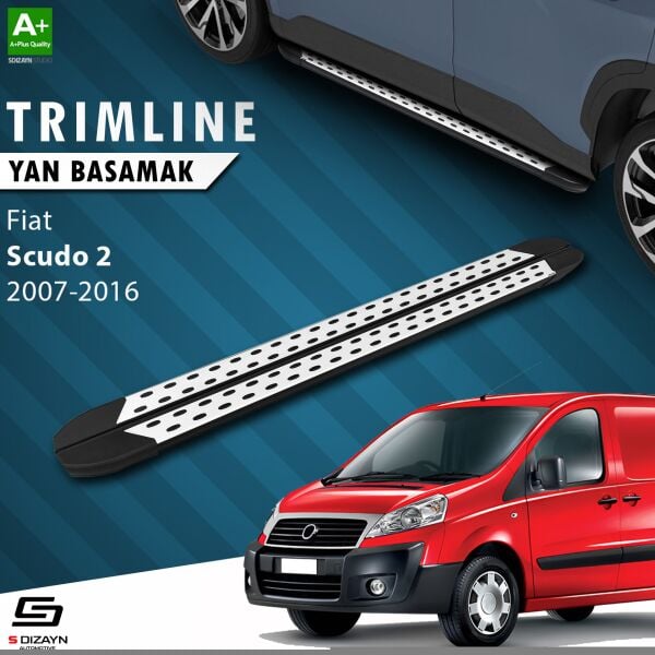 Fiat Scudo 2 Kısa Şase TrimLine Gri Yan Basamak 220 Cm 2007-2016