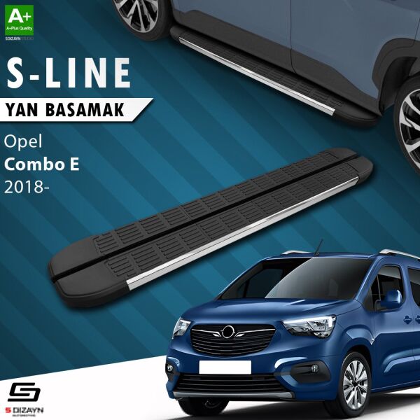 Opel Combo E S-Line Krom Yan Basamak 203 Cm 2018 Üzeri A+ Kalite