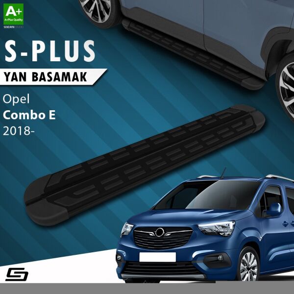 Opel Combo E S-Plus Siyah Yan Basamak 203 Cm 2018 Üzeri