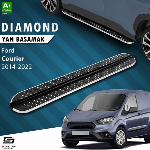 Ford Courier Diamond Krom Yan Basamak 173 Cm 2014-2023 A+ Kalite