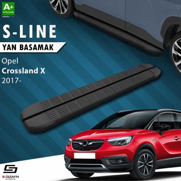 Opel Crossland X S-Line Siyah Yan Basamak 173 Cm 2017 Üzeri A+ Kalite