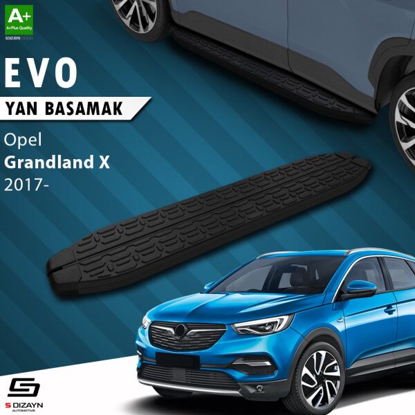 Opel Grandland X Evo Siyah Yan Basamak 183 Cm 2017-2024 A+ Kalite