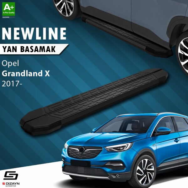 Opel Grandland X NewLine Siyah Yan Basamak 183 Cm 2017-2024 A+ Kalite