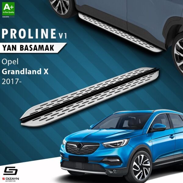 Opel Grandland X OEM Still Pro V1 Aluminyum Yan Basamak 183 Cm 2017-2024 A+ Kalite