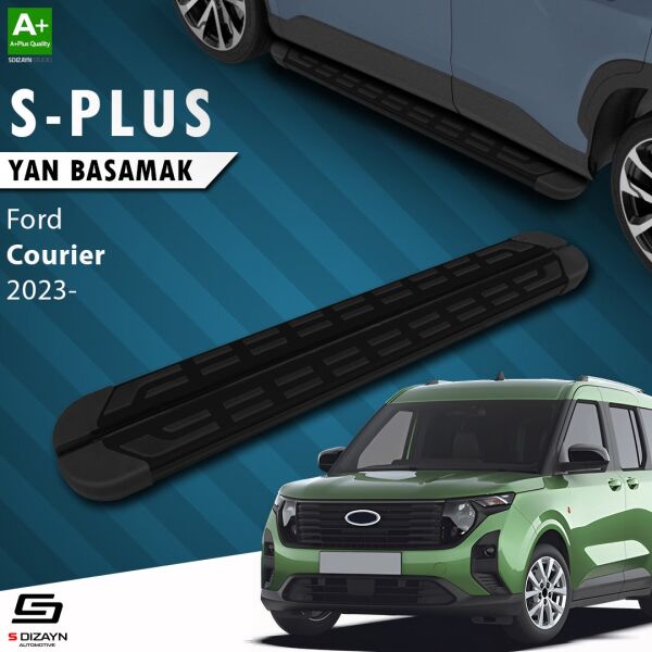 Ford Courier 2 S-Plus Siyah Yan Basamak 183 Cm 2023 Üzeri A+ Kalite