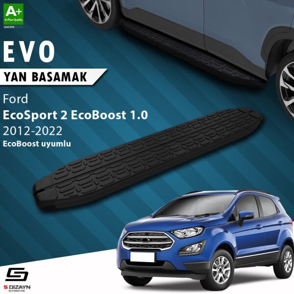 Ford EcoSport 2 EcoBoost 1.0 Evo Siyah Yan Basamak 173 Cm 2012-2022 A+ Kalite