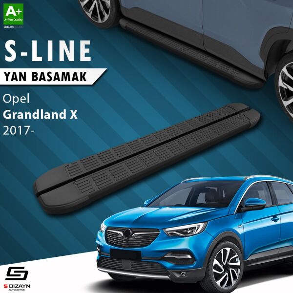 Opel Grandland X S-Line Siyah Yan Basamak 183 Cm 2017-2024 A+ Kalite