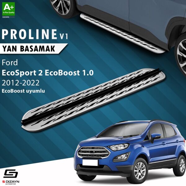 Ford EcoSport 2 Ecoboost EcoBoost 1.0 OEM Still Pro V2 Aluminyum Yan Basamak 173 Cm 2012-2022 A+ Kalite