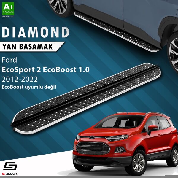 Ford EcoSport 2 Diamond Krom Yan Basamak 173 Cm 2012-2022 A+ Kalite