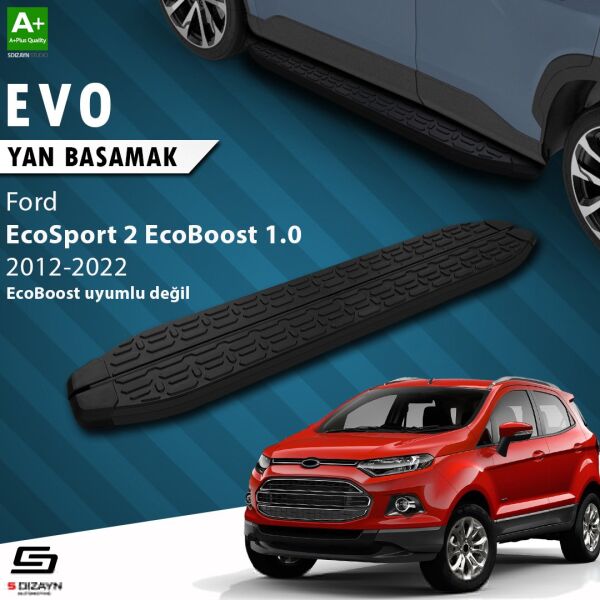 Ford EcoSport 2 Evo Siyah Yan Basamak 173 Cm 2012-2022 A+ Kalite