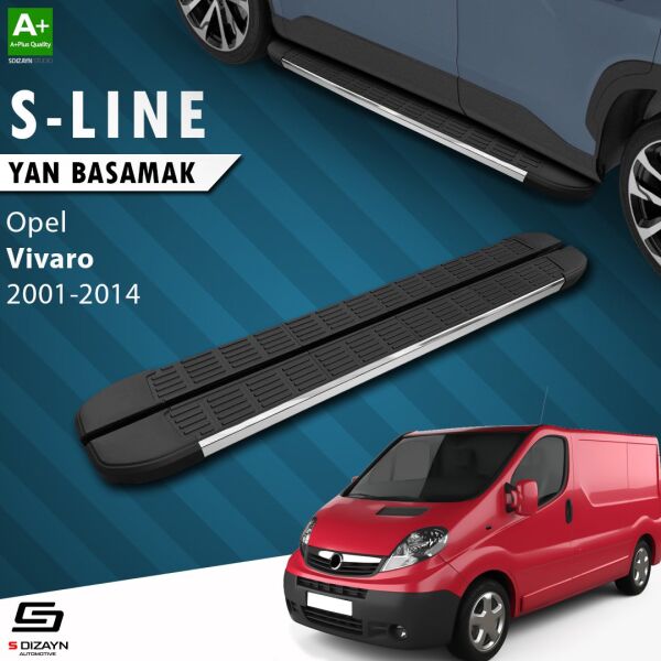 Opel Vivaro A Kısa Şase S-Line Krom Yan Basamak 223 Cm 2001-2014 A+ Kalite