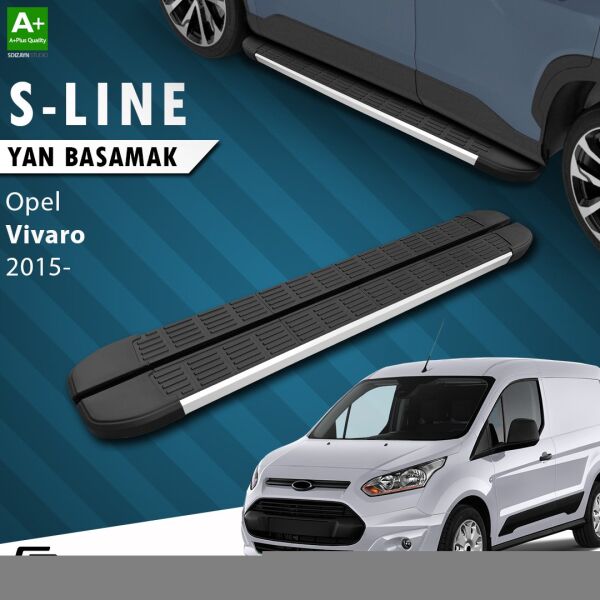 Opel Vivaro B Kısa Şase S-Line Aluminyum Yan Basamak 223 Cm 2015-2018 A+ Kalite
