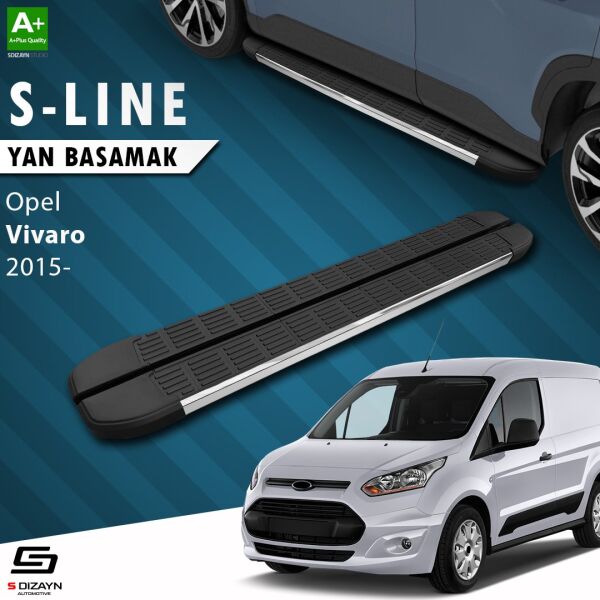 Opel Vivaro B Kısa Şase S-Line Krom Yan Basamak 223 Cm 2015-2018 A+ Kalite