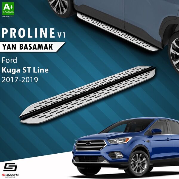 Ford Kuga 2 ST-Line OEM Still Pro V1 Aluminyum Yan Basamak 183 Cm 2017-2019 A+ Kalite