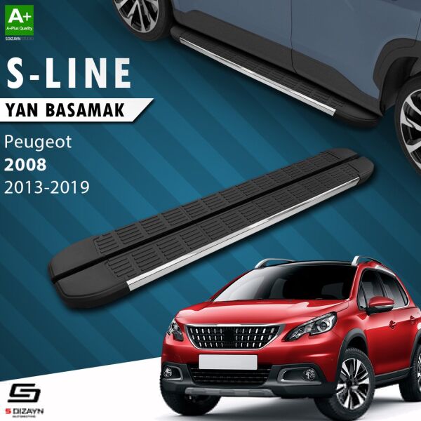 Peugeot 2008 S-Line Krom Yan Basamak 173 Cm 2013-2019 A+ Kalite