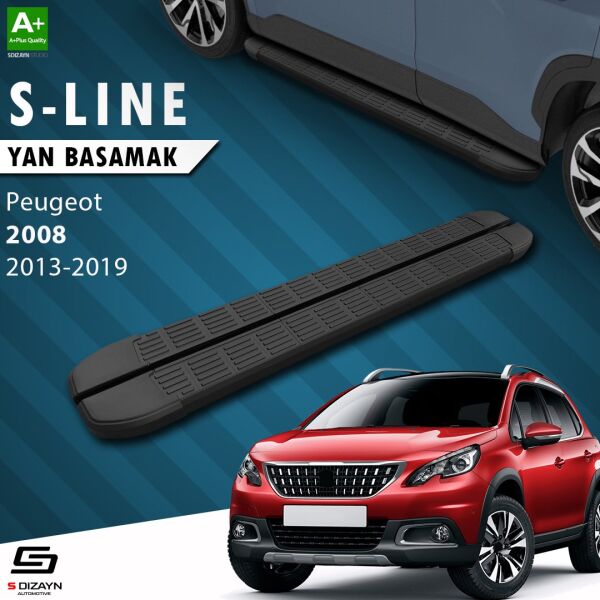 Peugeot 2008 S-Line Siyah Yan Basamak 173 Cm 2013-2019 A+ Kalite