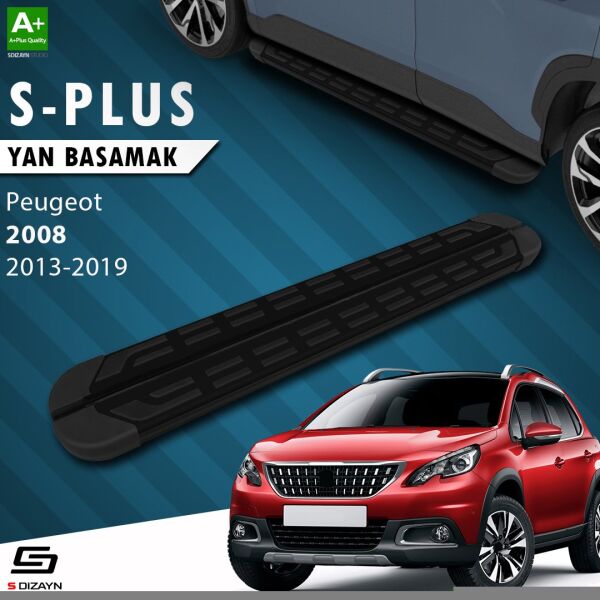 Peugeot 2008 S-Plus Siyah Yan Basamak 173 Cm 2013-2019 A+ Kalite