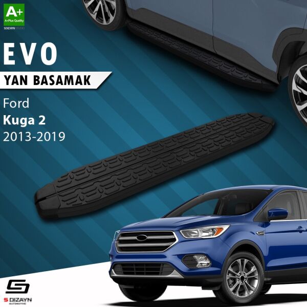 Ford Kuga 2 Evo Siyah Yan Basamak 183 Cm 2013-2019 A+ Kalite