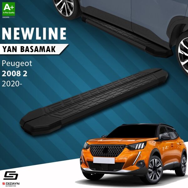Peugeot 2008 2 NewLine Siyah Yan Basamak 183 Cm 2020 Üzeri A+ Kalite