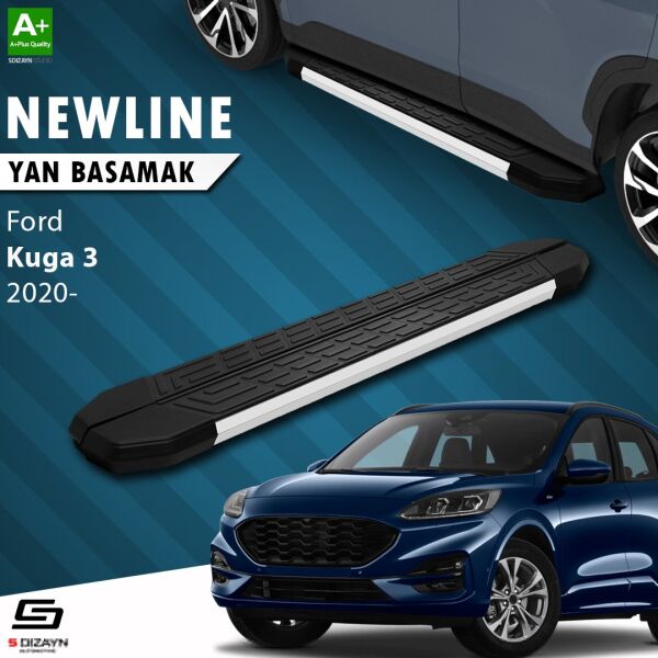 Ford Kuga 3 NewLine Aluminyum Yan Basamak 183 Cm 2020 Üzeri A+ Kalite