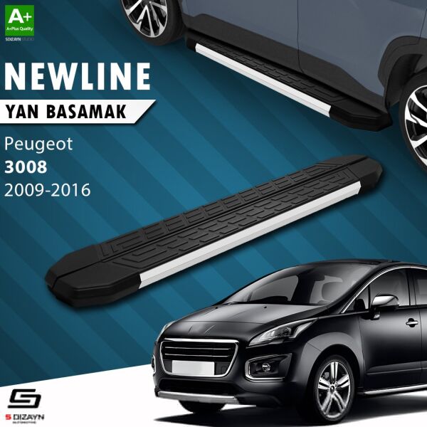 Peugeot 3008 NewLine Aluminyum Yan Basamak 183 Cm 2009-2016 A+ Kalite
