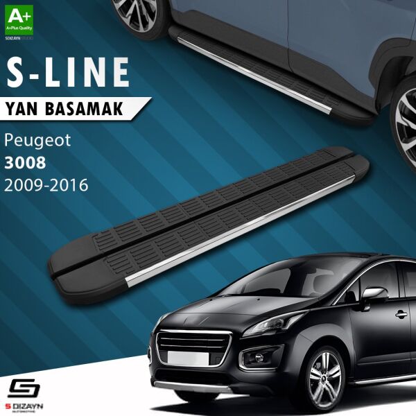 Peugeot 3008 S-Line Krom Yan Basamak 183 Cm 2009-2016 A+ Kalite
