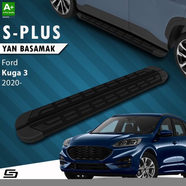 Ford Kuga 3 S-Plus Siyah Yan Basamak 183 Cm 2020 Üzeri A+ Kalite