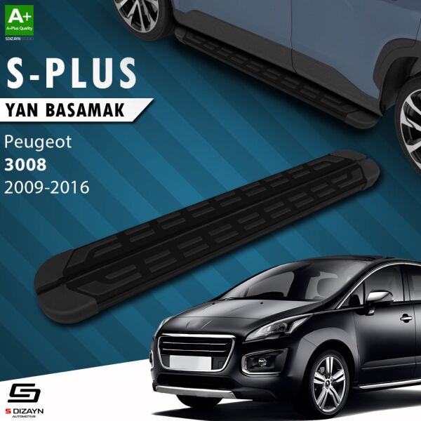 Peugeot 3008 S-Plus Siyah Yan Basamak 183 Cm 2009-2016 A+ Kalite