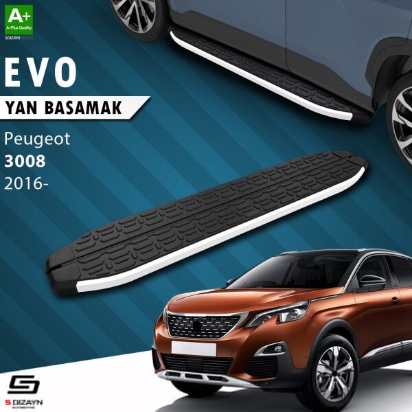 Peugeot 3008 2 Evo Aluminyum Yan Basamak 183 Cm 2016-2023 A+ Kalite