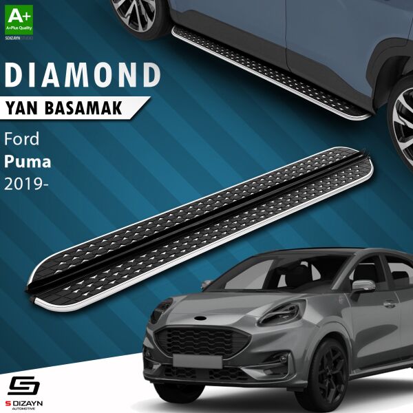Ford Puma Diamond Krom Yan Basamak 173 Cm 2019 Üzeri A+ Kalite