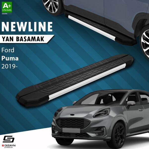 Ford Puma NewLine Aluminyum Yan Basamak 173 Cm 2019 Üzeri A+ Kalite