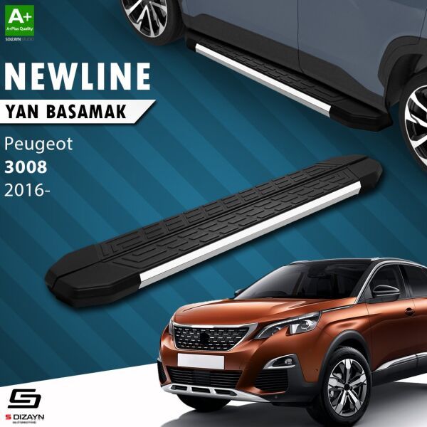 Peugeot 3008 2 NewLine Krom Yan Basamak 183 Cm 2016-2023 A+ Kalite