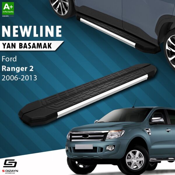 Ford Ranger 2 NewLine Krom Yan Basamak 193 Cm 2006-2013 A+ Kalite