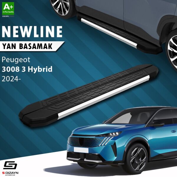 Peugeot 3008 3 Hybrid NewLine Krom Yan Basamak 183 Cm 2024 Üzeri A+ Kalite