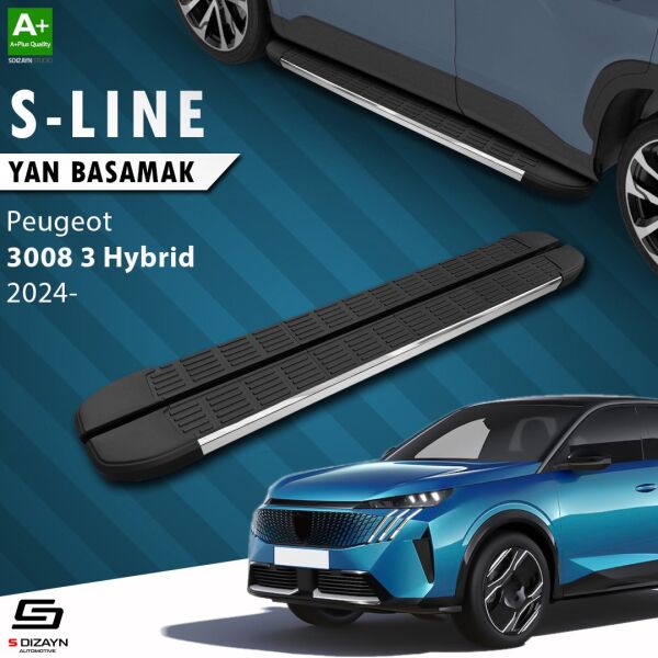 Peugeot 3008 3 Hybrid S-Line Krom Yan Basamak 183 Cm 2024 Üzeri A+ Kalite