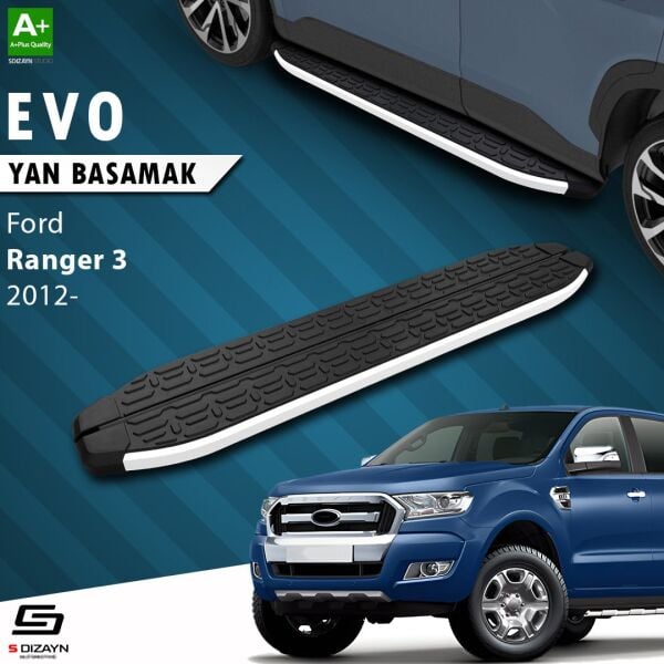 Ford Ranger 3 Evo Aluminyum Yan Basamak 203 Cm 2012-2022 A+ Kalite
