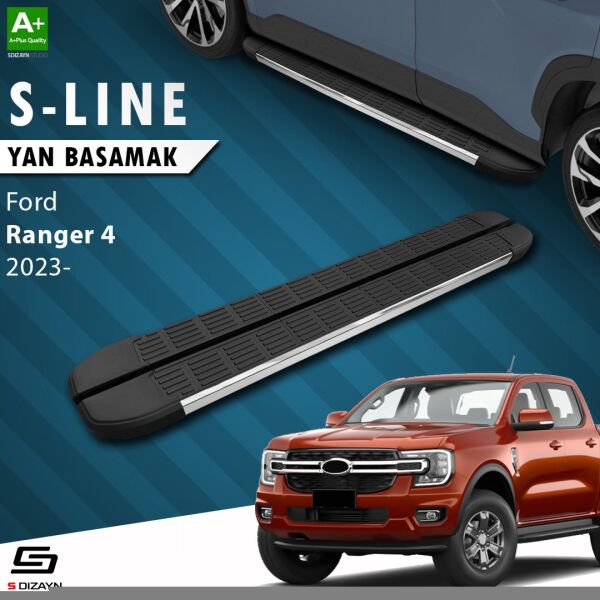 Ford Ranger 4 S-Line Krom Yan Basamak 203 Cm 2023 Üzeri A+ Kalite