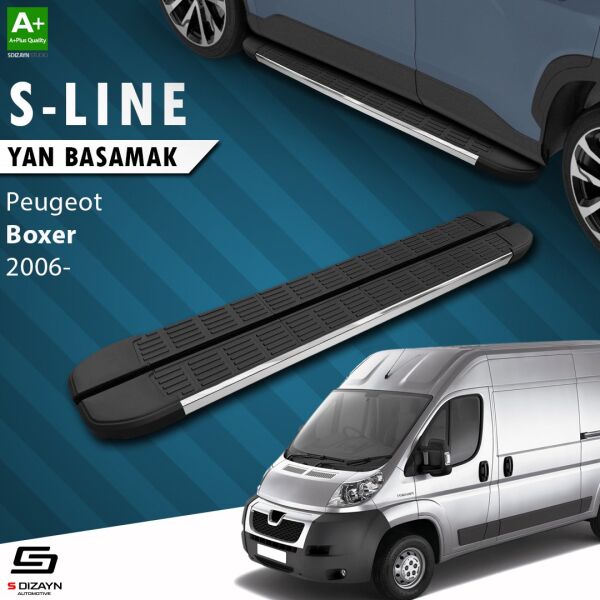 Peugeot Boxer 3 Kısa Şase S-Line Krom Yan Basamak 203 Cm 2006 Üzeri A+ Kalite