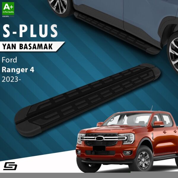 Ford Ranger 4 S-Plus Siyah Yan Basamak 203 Cm 2023 Üzeri A+ Kalite
