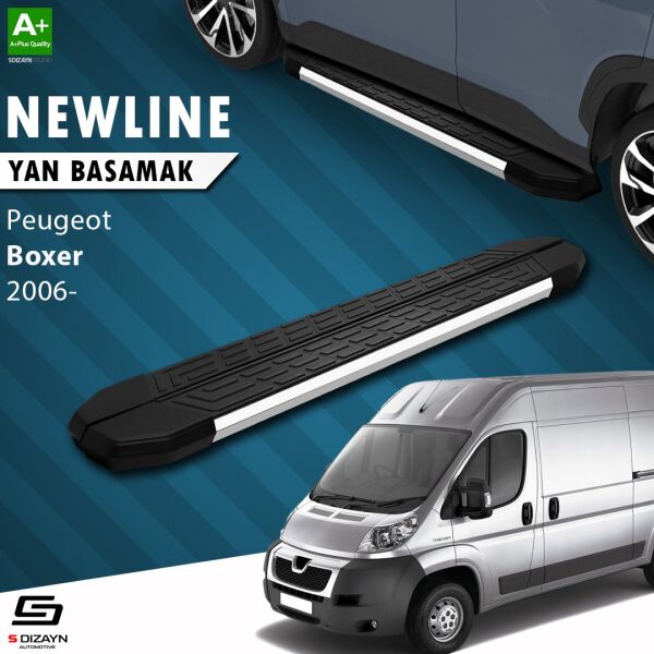 Peugeot Boxer 3 Uzun Şase NewLine Krom Yan Basamak 313 Cm 2006 Üzeri A+ Kalite