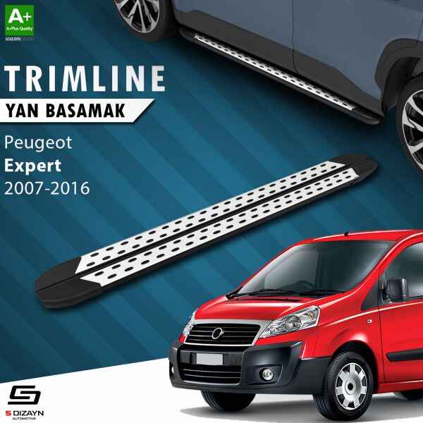 Peugeot Expert 2 Kısa Şase TrimLine Gri Yan Basamak 220 Cm 2007-2016