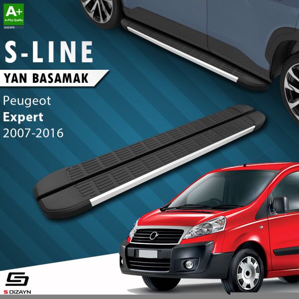Peugeot Expert 2 Uzun Şase S-Line Aluminyum Yan Basamak 223 Cm 2007-2016 A+ Kalite
