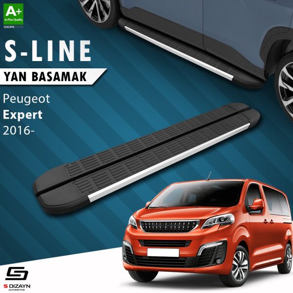 Peugeot Expert 3 Uzun Şase S-Line Aluminyum Yan Basamak 243 Cm 2016 Üzeri A+ Kalite
